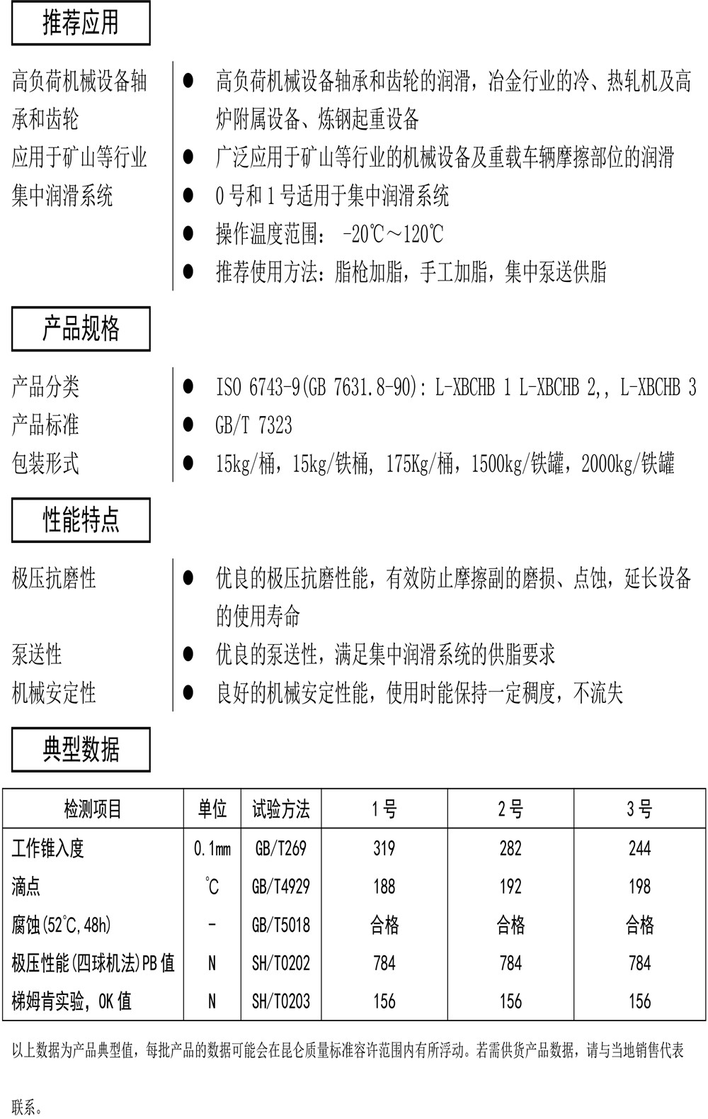 极压锂基润滑脂KP-E产品资料-3